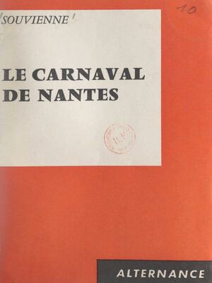 cover image of Le carnaval de Nantes